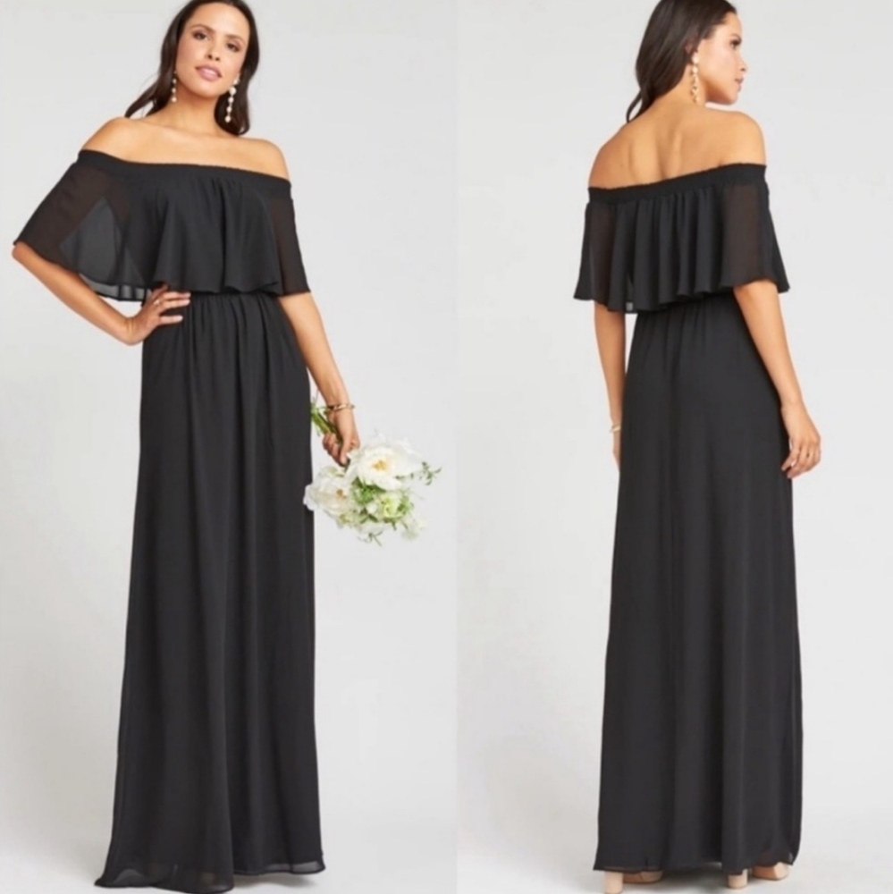 SHOW ME YOUR MUMU Hacienda Off Shoulder Maxi Dress